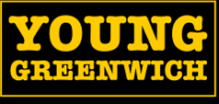 Young Greenwich Logo - Yellow on black