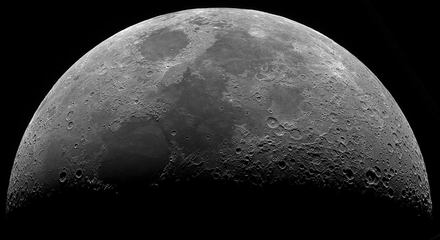 6.5-day-old moon by Steve Knight