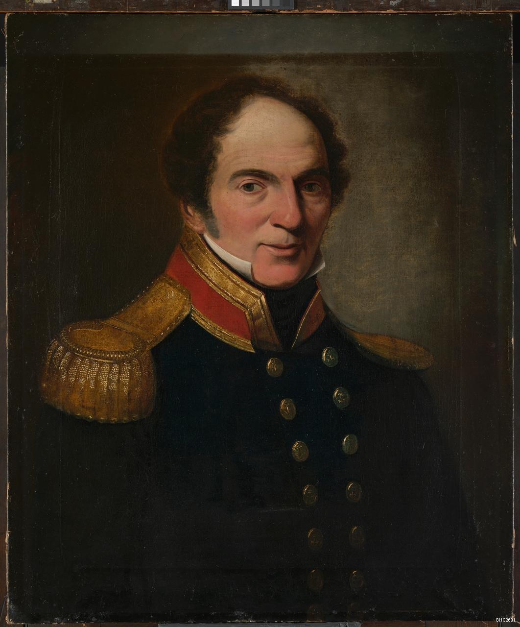 Oil painting portrait of Lieutenant David O'Brien Casey