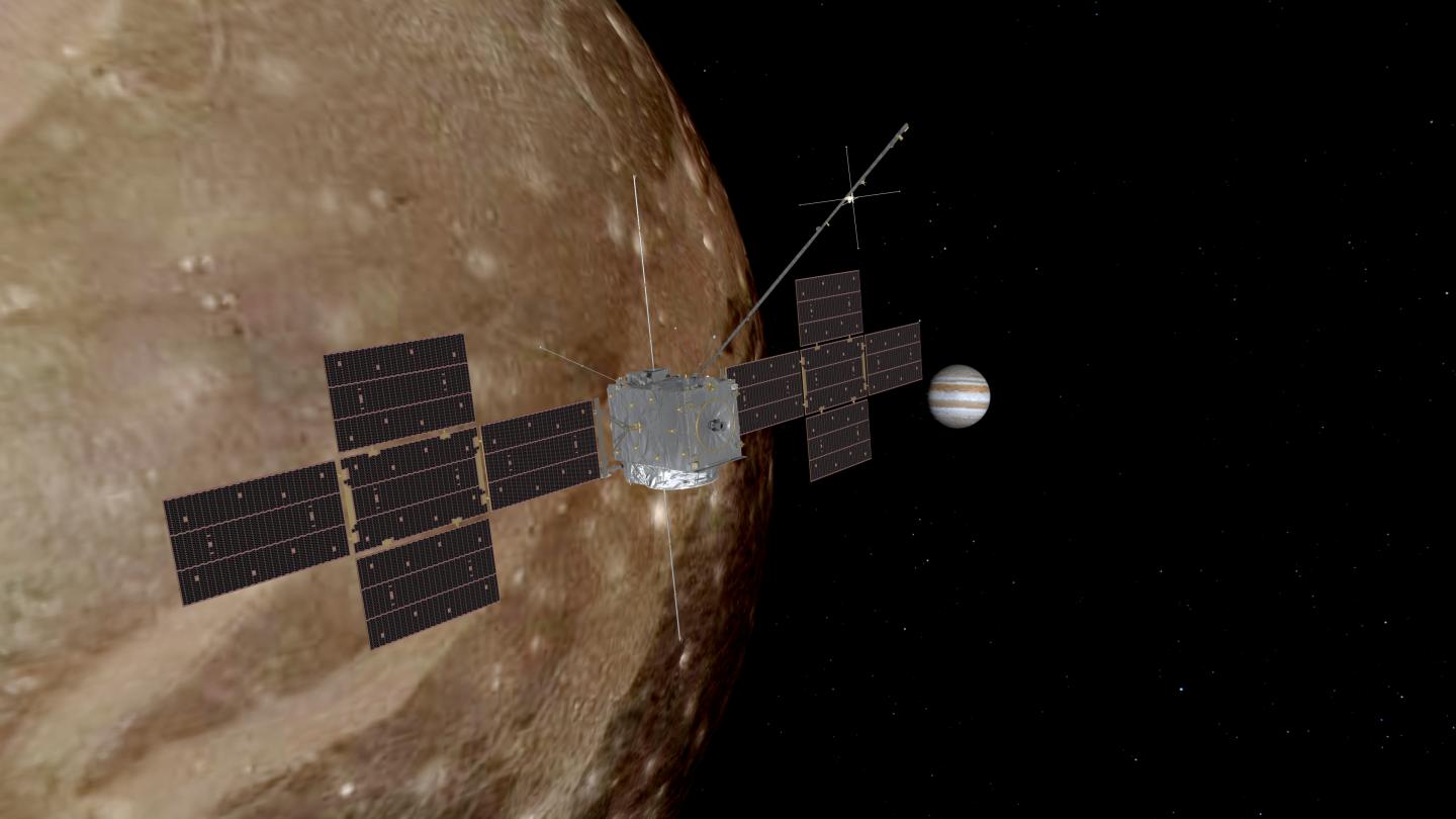The JUICE spacecraft. Image Credit: ESA