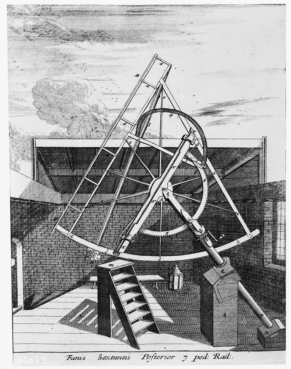 Flamsteed’s 7-foot sextant at the Royal Observatory Greenwich