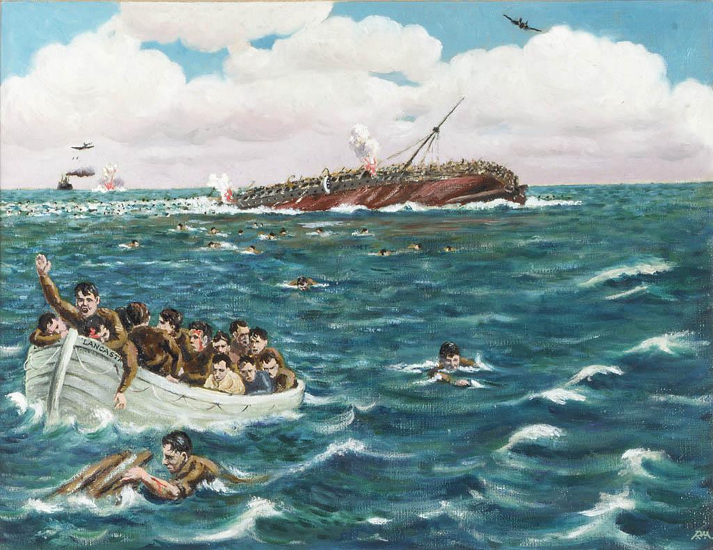 Sinking of the Lancastria, 17 June 1940 (BHC0673)