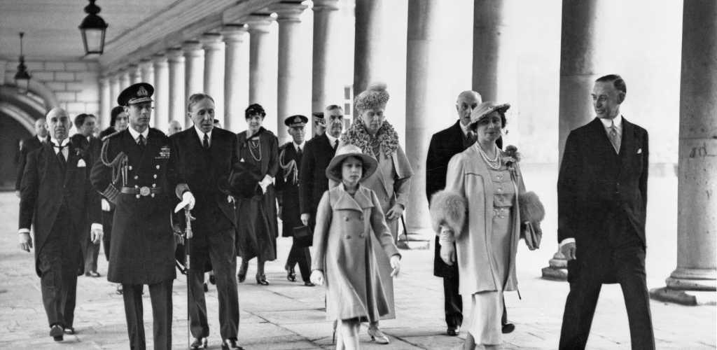 Royal opening of the National Maritime Museum by King George VI, 1937. By unknown