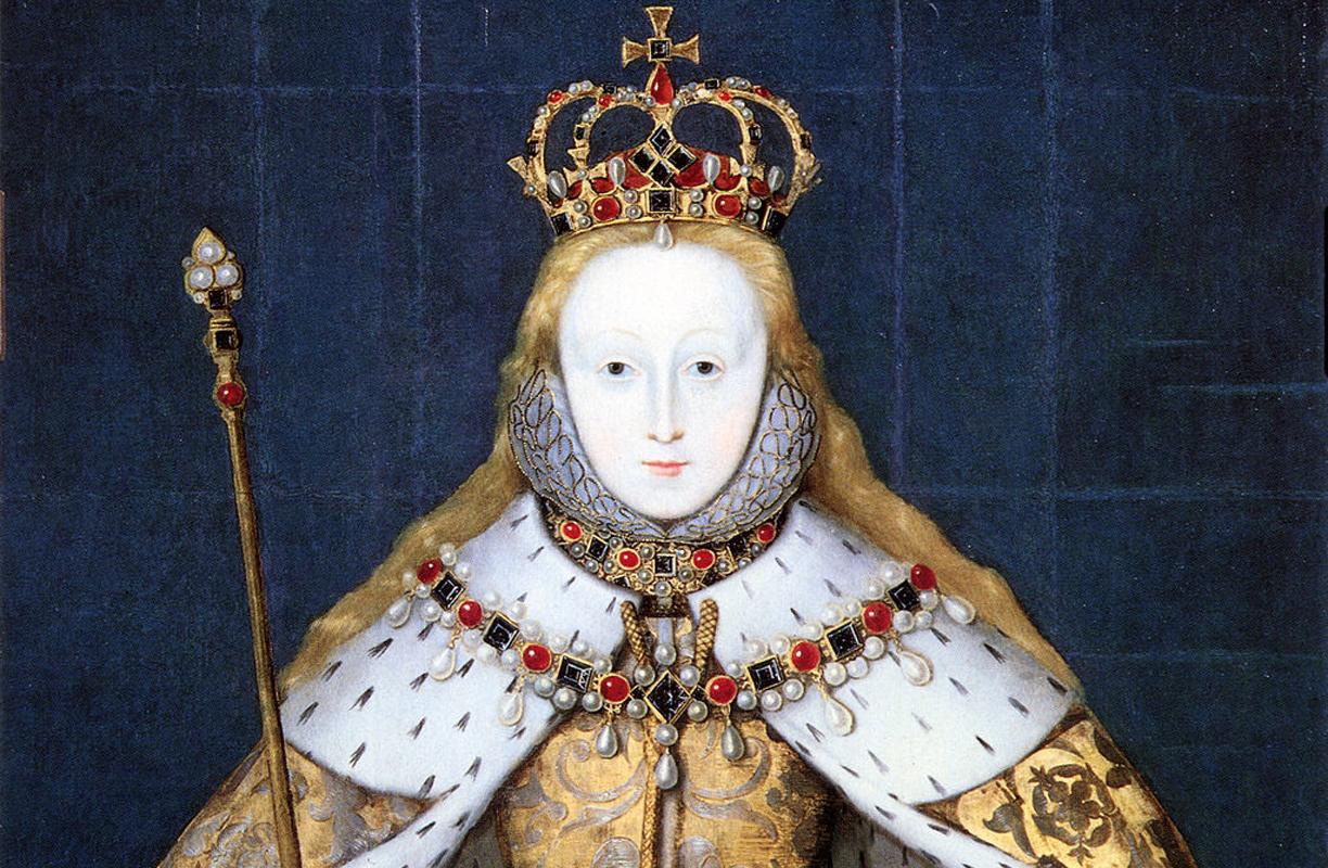 Portrait of Queen Elizabeth I of England in her coronation robes
