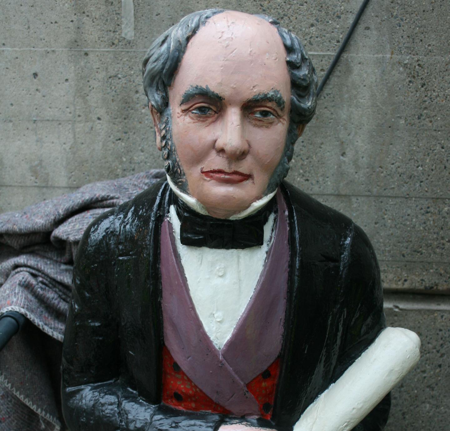 Gladstone, part of the figurehead collection at Cutty Sark