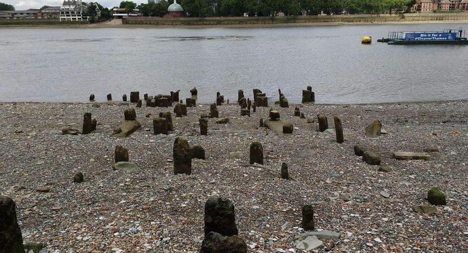 A view of the jetty at Greenwich in 2016