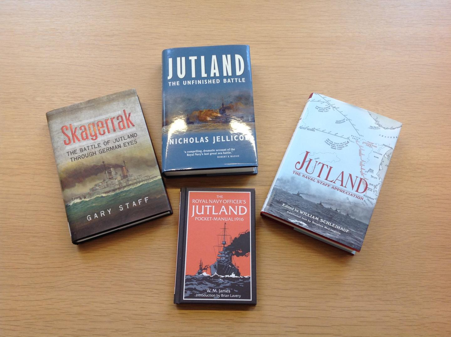 Jutland books at the Caird Library