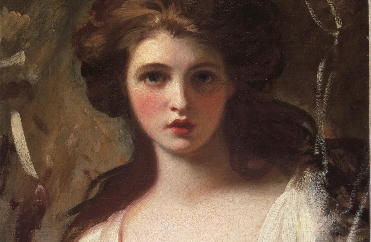 A detail from 'Emma Hart as Circe' by George Romney ©Tate, London 2016