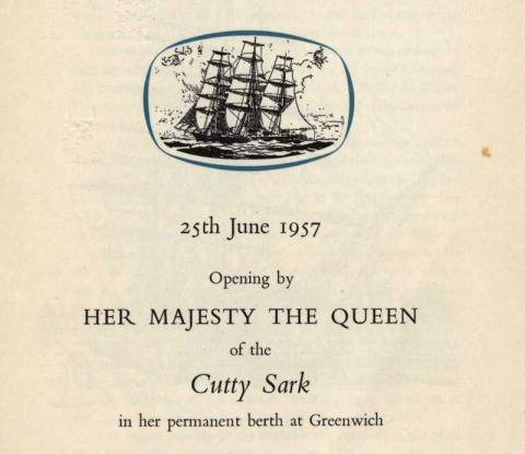 Cover of the programme, 25th June 1957, Ref.PBF2294/2