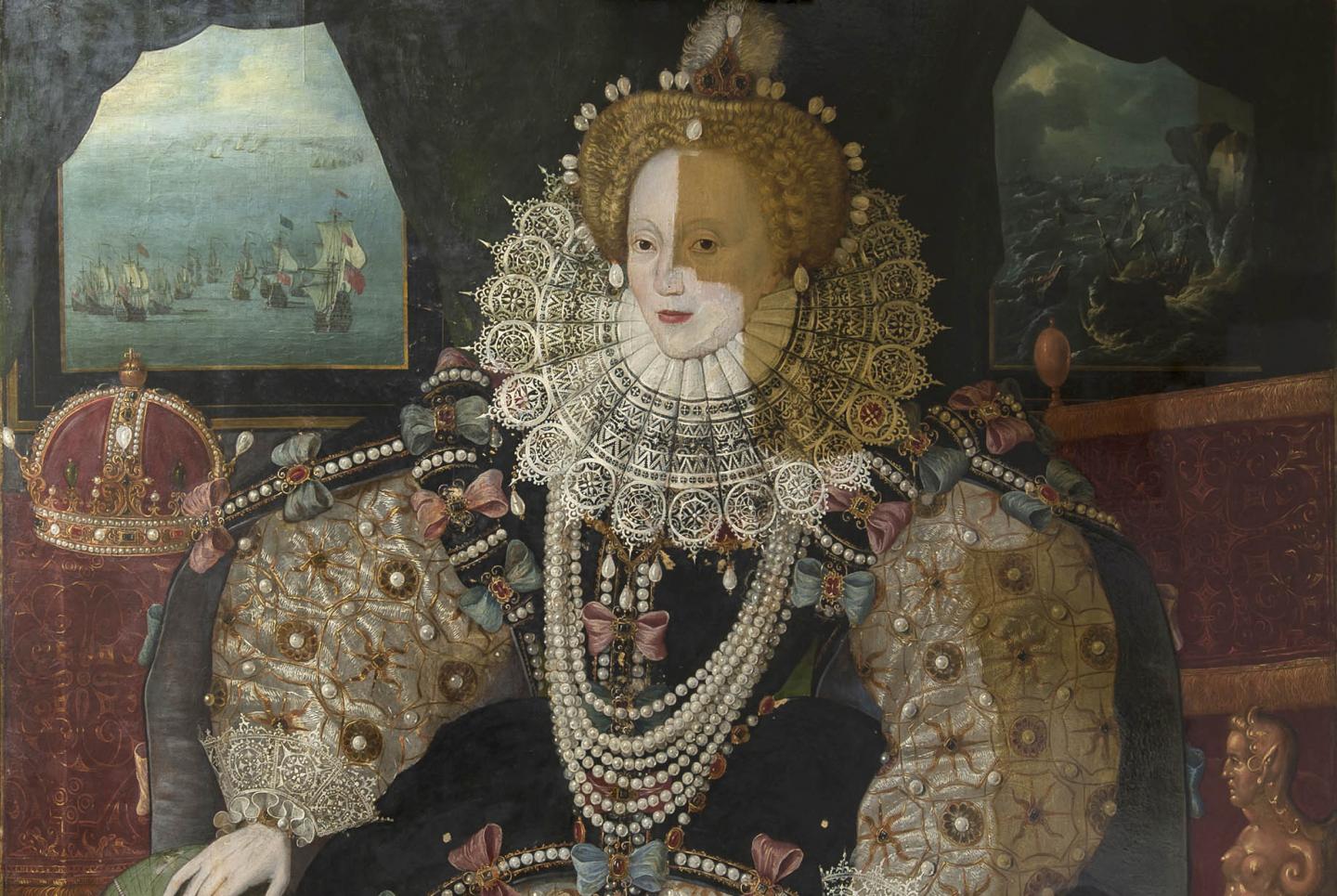 The Armada Portrait of Queen Elizabeth I: removing the varnish