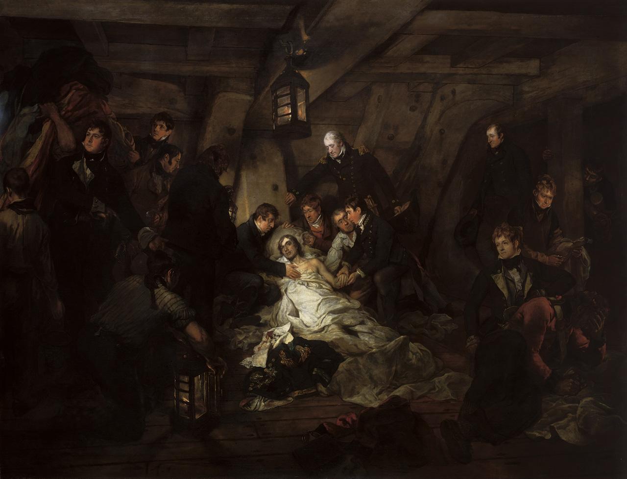 The Death of Nelson, 21 October 1805. © National Maritime Museum, Greenwich, London.