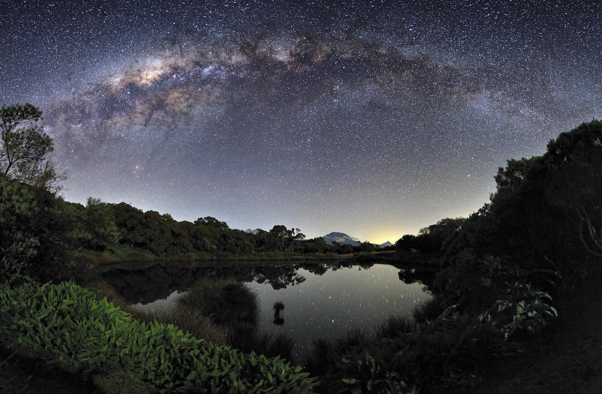 The Milky Way View from the Piton de l’Eau, Réunion Island © Luc Perrot, Astronomy Photographer of the Year Earth and Space Commended 2012 