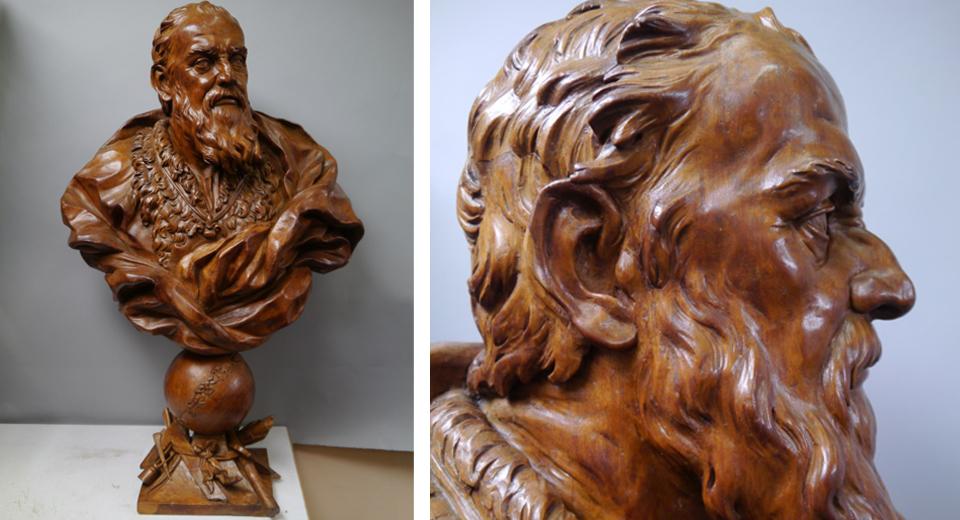 Bust of Galileo at the National Maritime Museum