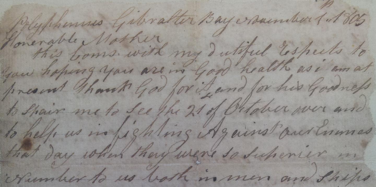  AGC/B/19 Henry Blackburn's letter