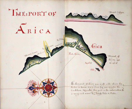 Map of the port of Arica by Hack