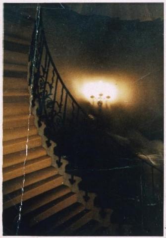 A photograph said to show the Queen's House ghost