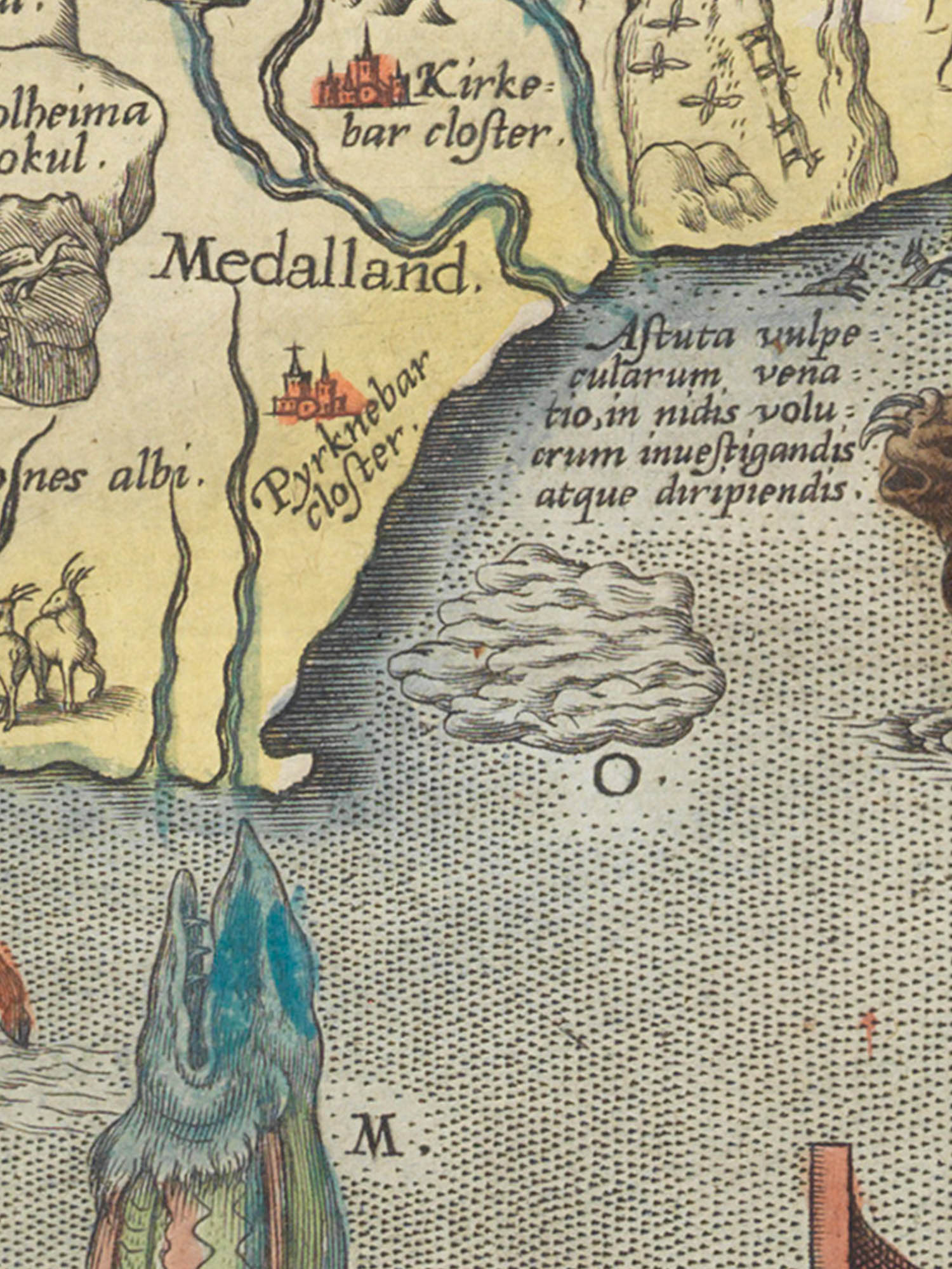 O from the Islandia map. "Hualamber" Image of sea monster O from the Islandia map. "Hualamber"