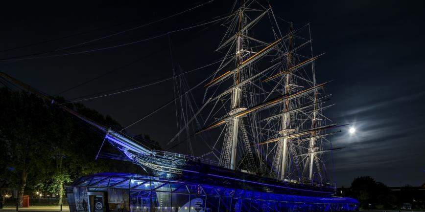 Cutty Sark in blue