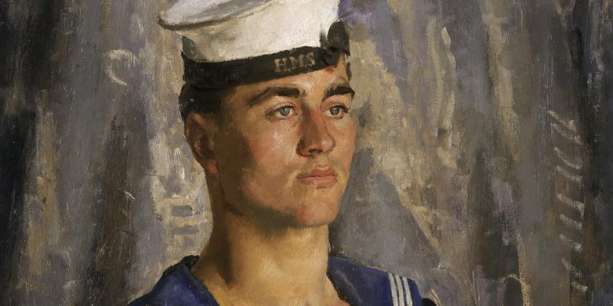 An oil painter of sailor Henry Carr