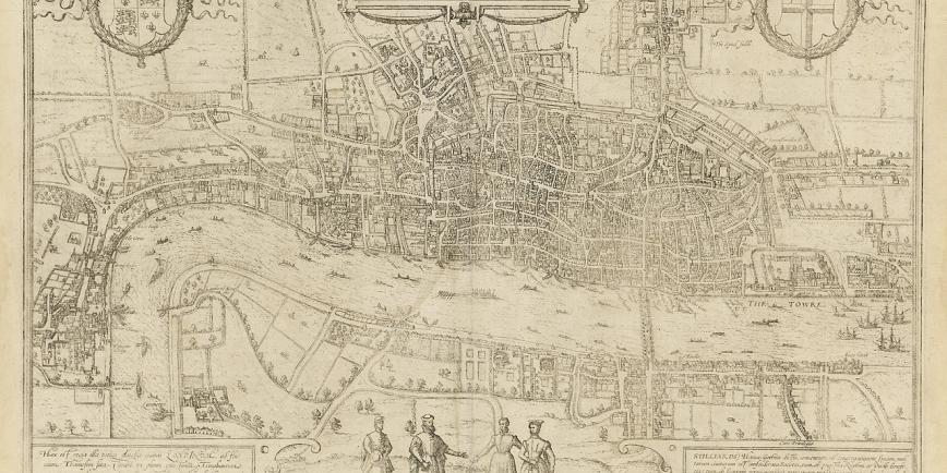 Map of London ca.1580