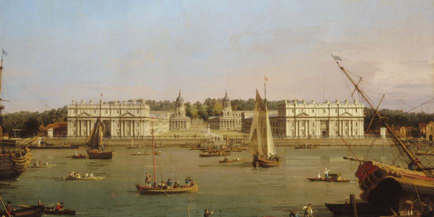 View of Greenwich Hospital from the north bank 