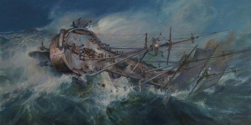 The founding of the HMS Captain by Geoff Hunt PRSMA