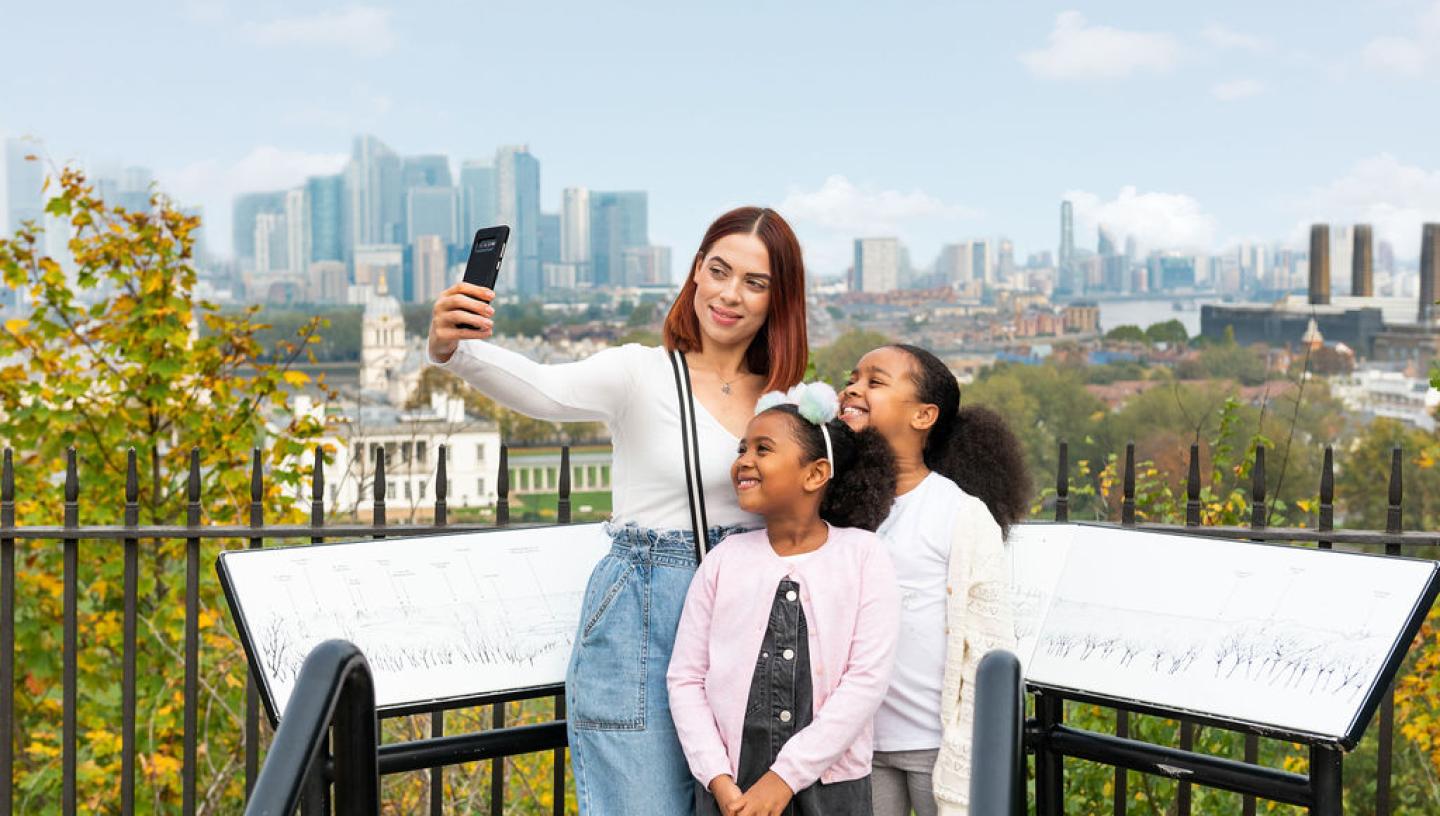 Selfie view from the Meridian Courtyard