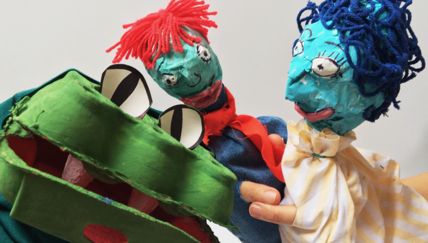 Make your own seaside inspired puppets