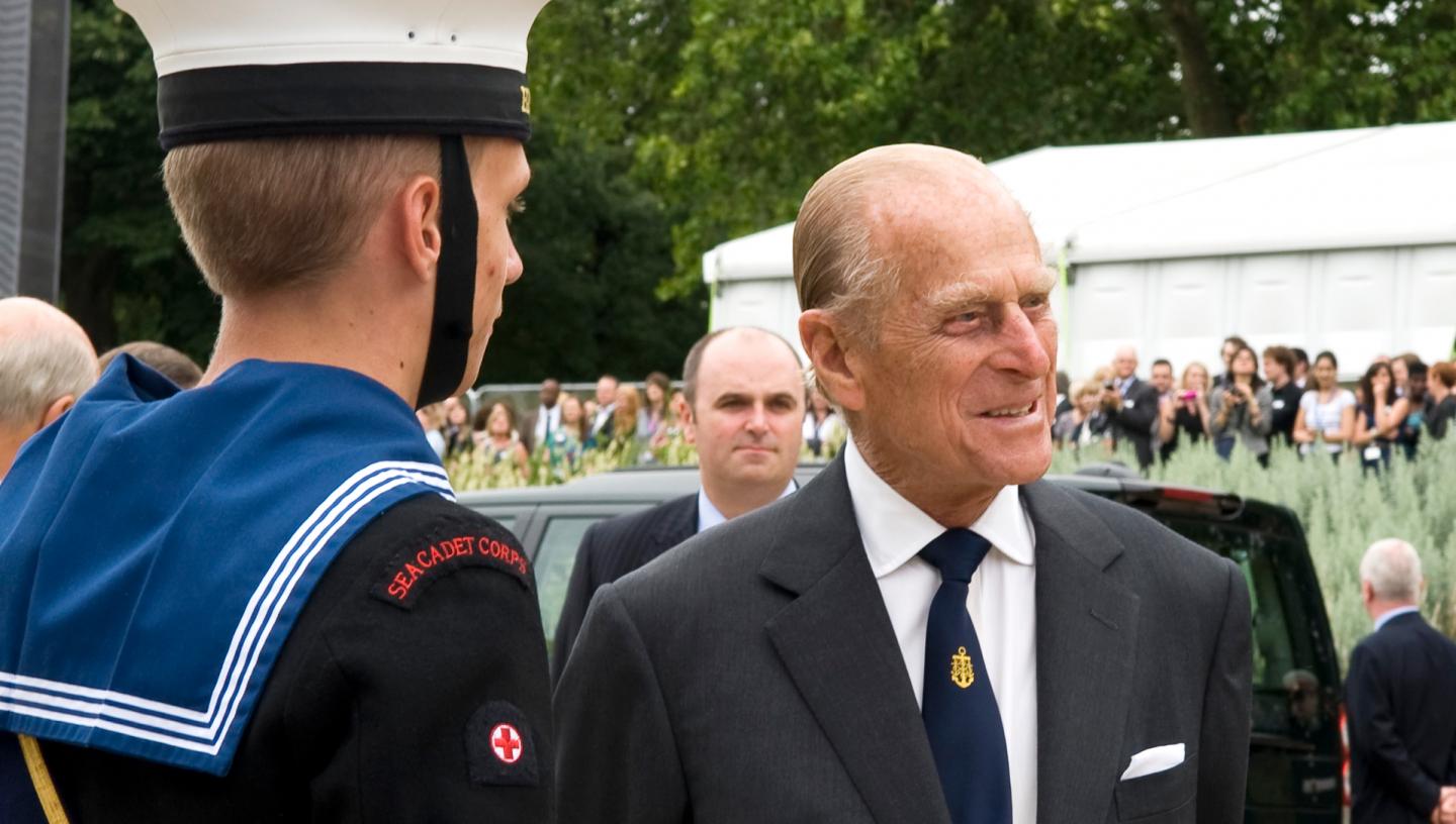 Duke of Edinburgh opens the Sammy Ofer Wing at the National Maritime Museum, 7 July 2011