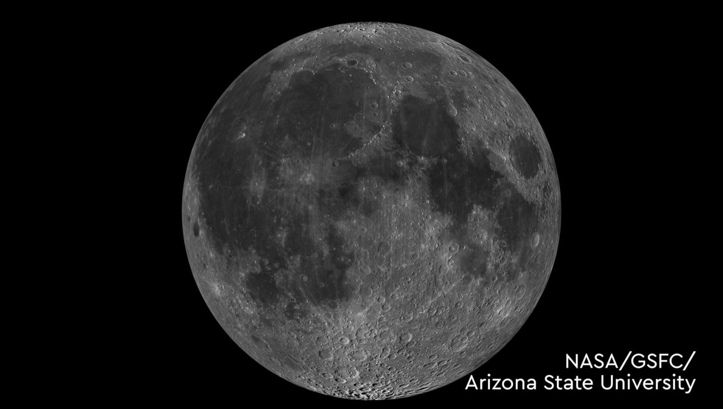 An image of the full moon