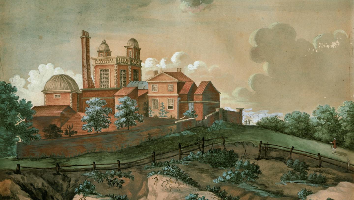 Painting of the Royal Observatory Greenwich