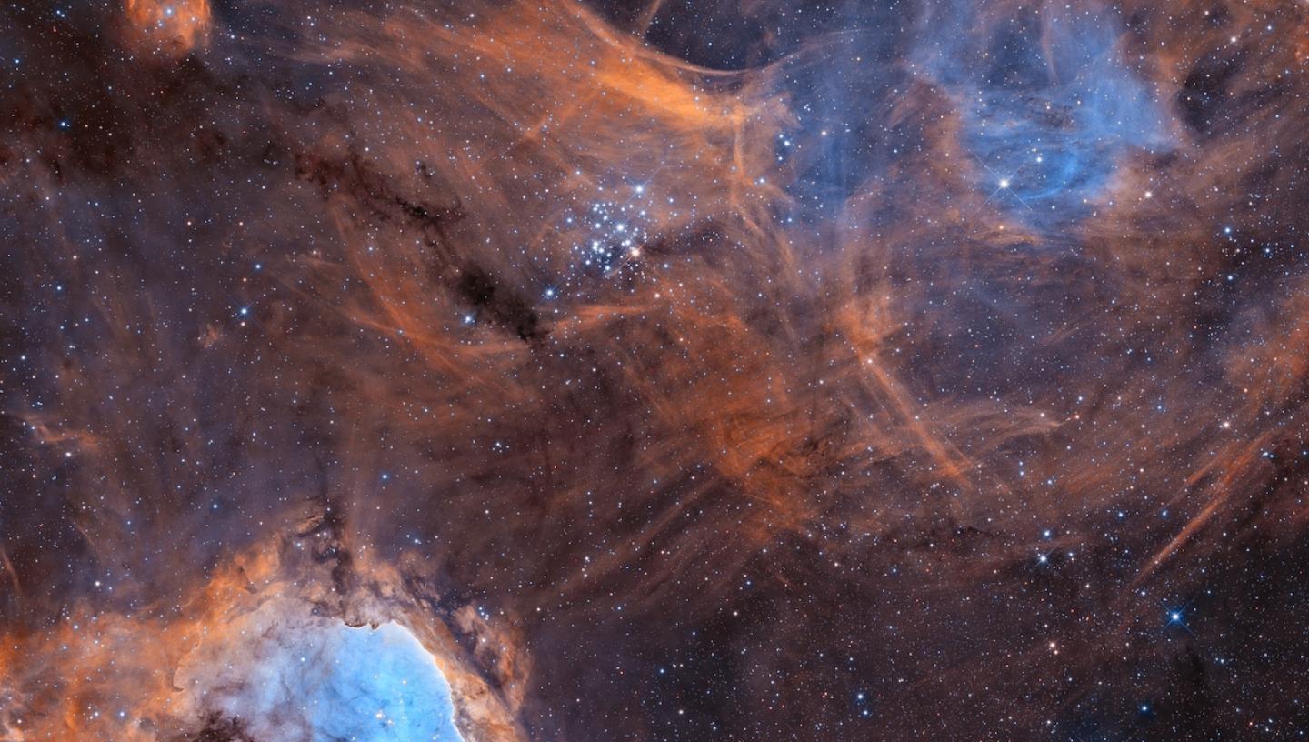 A glorious orange nebula