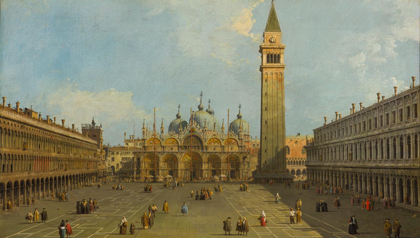 Painting of St Mark's Square in Venice