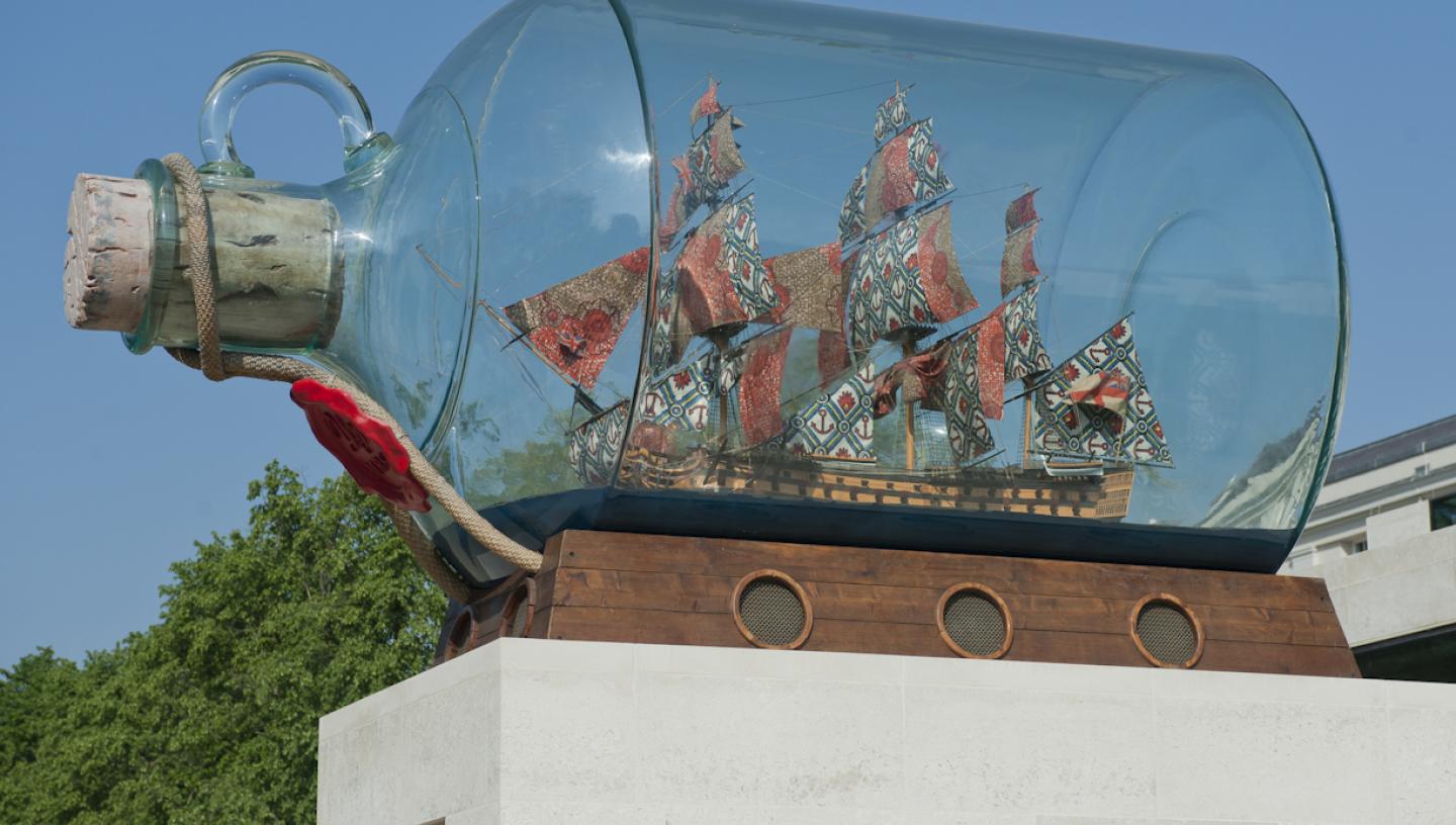 The World's largest Ship Model in a Bottle?