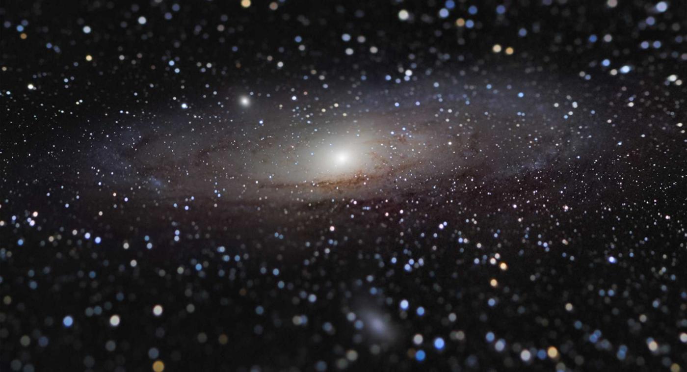 An image showing 'Andromeda Galaxy at Arm's Length?'