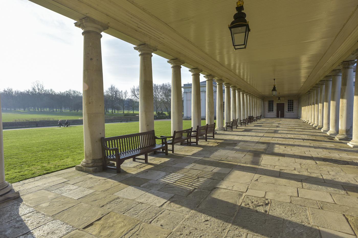 An image showing 'Grounds and colonnades'