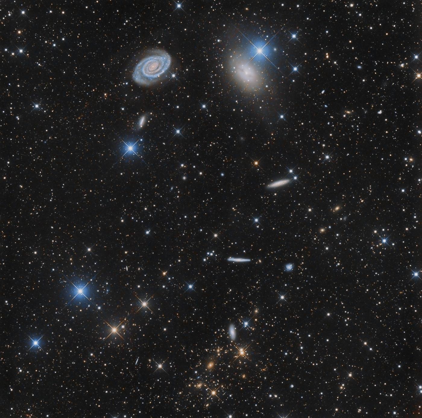 An image showing 'NGC 5364, NGC 5363 & CO. '