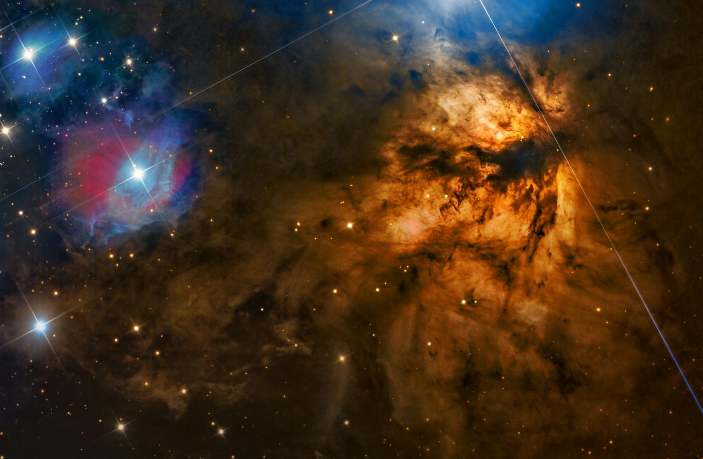 An image showing 'NGC 2024 – Flame Nebula'