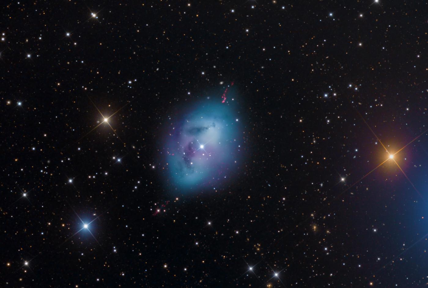 An image showing 'NGC 1360 Planetary Nebula — Robin's Egg'