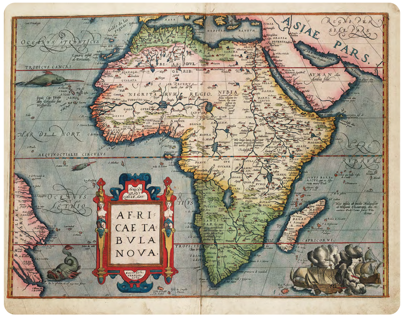 An image showing 'Map of Africa'
