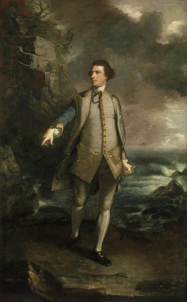 An image showing 'Captain the Honourable Augustus Keppel by Sir Joshua Reynolds'