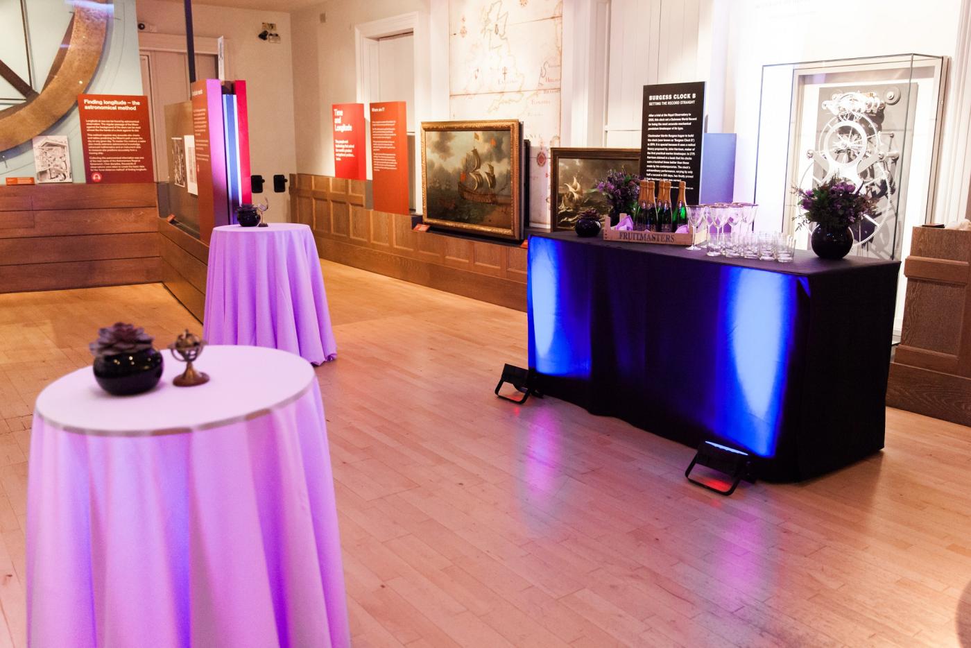 An image showing 'Time and Longitude Gallery bar set up'