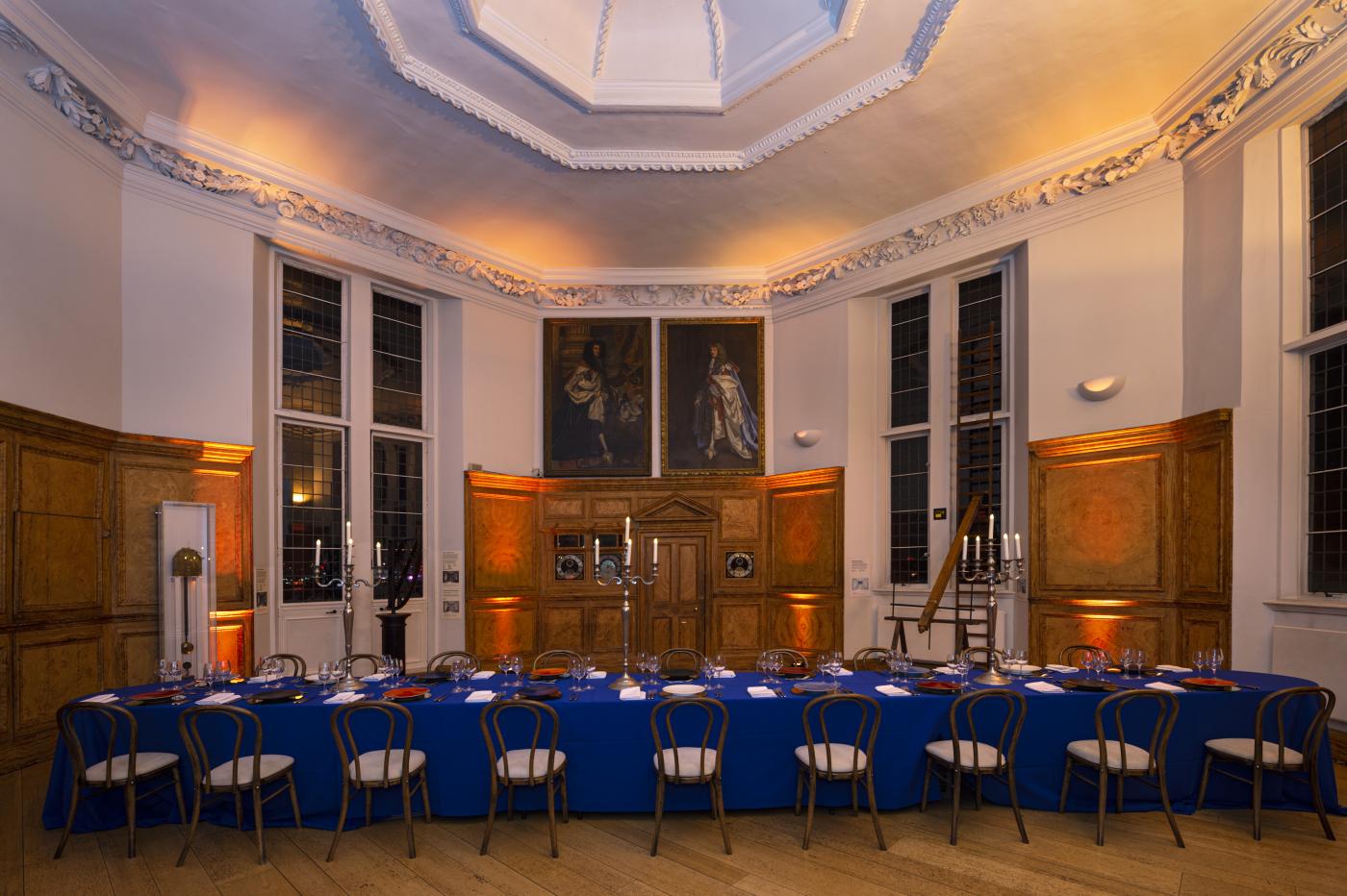 An image showing 'Dinner in Octagon Room'