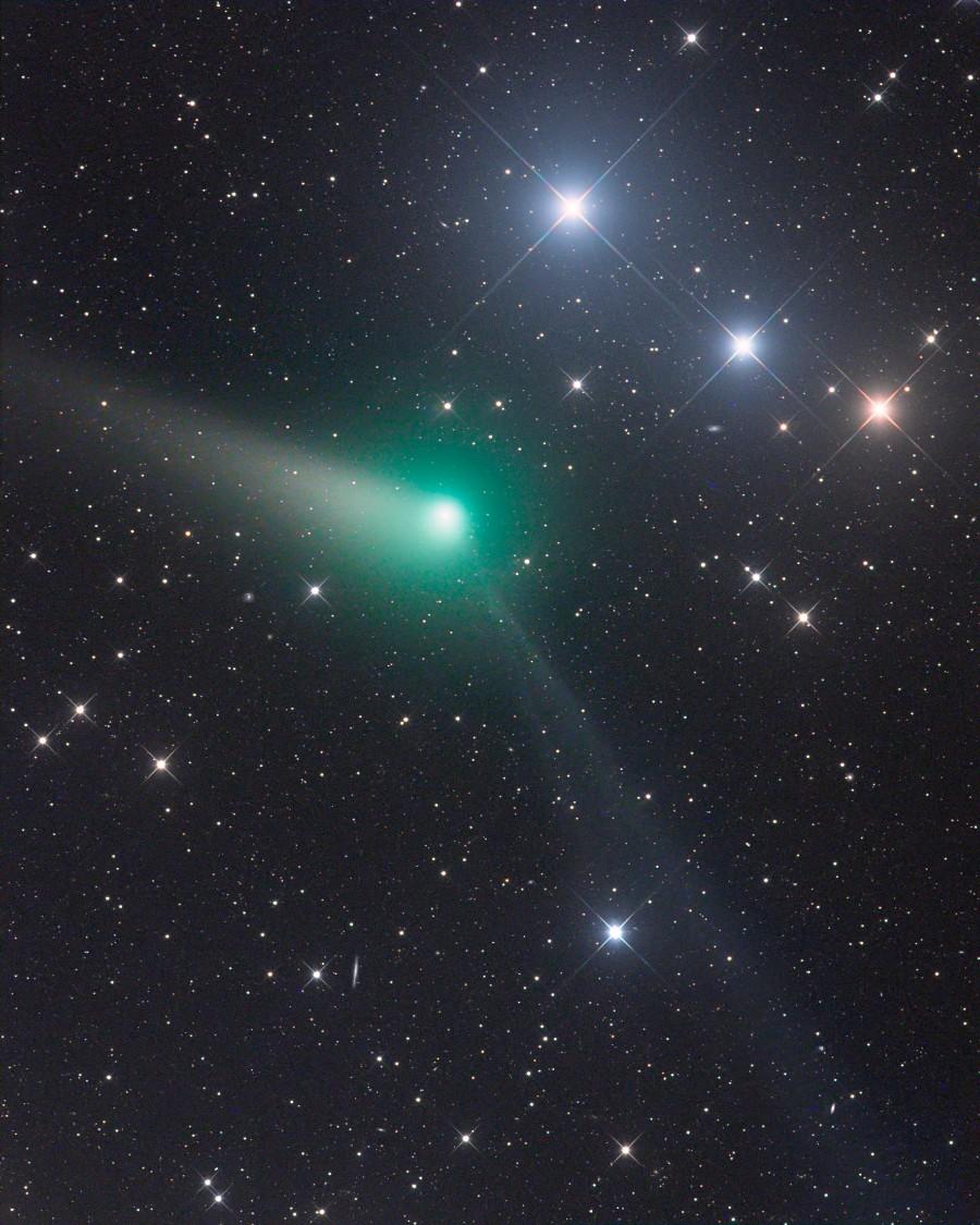 An image showing 'Comet C2015V2 Johnson in constellation Bootes © Gerald Rhemann'