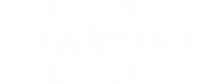 Smartify logo in white. The 'ART' in 'SMARTIFY' is highlighted