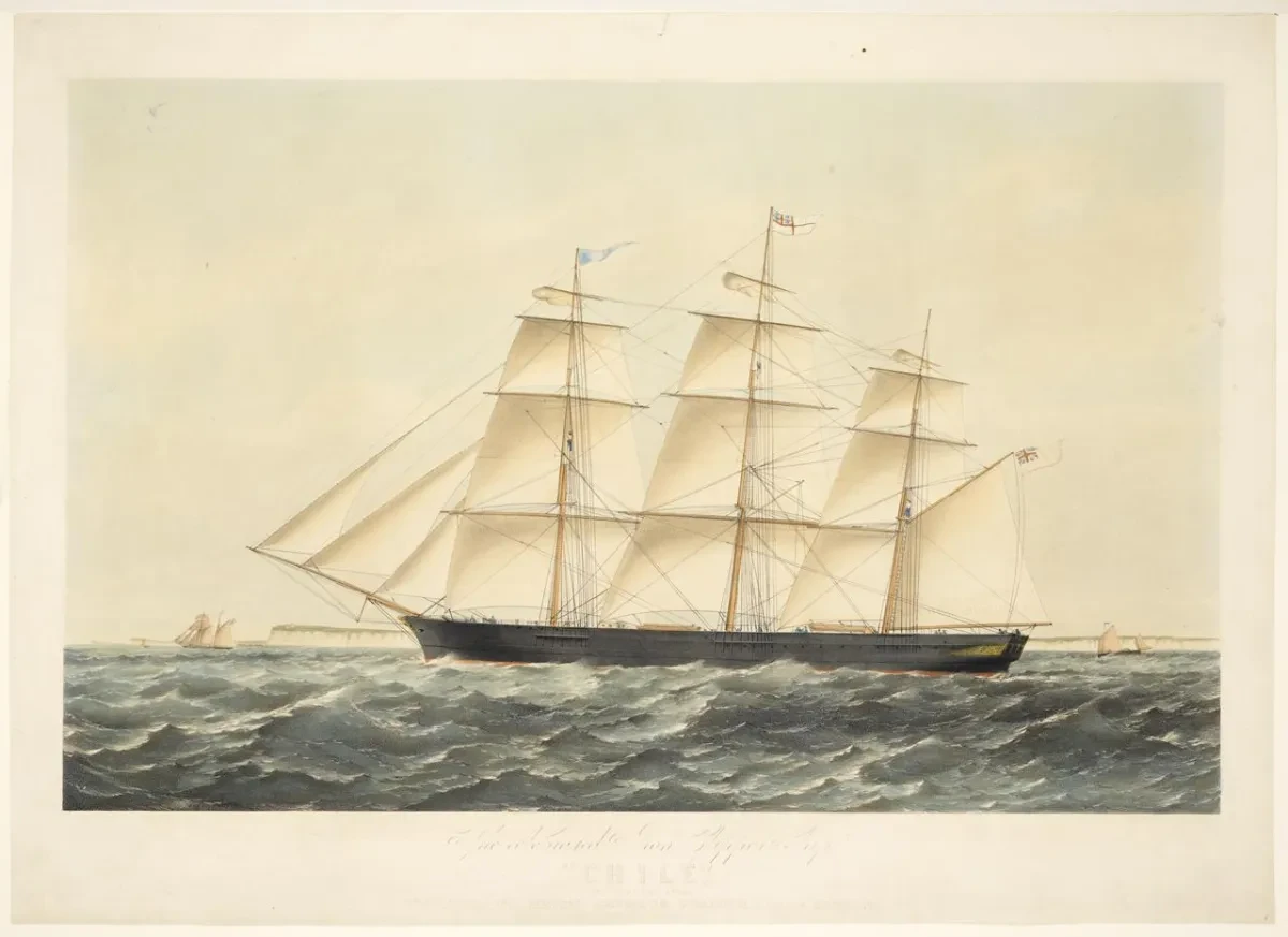 Cutty Sark at sea