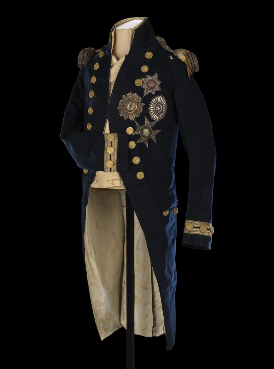 Admiral Nelson's Jacket he wore at the Battle of Trafalgar when he was fatally shot