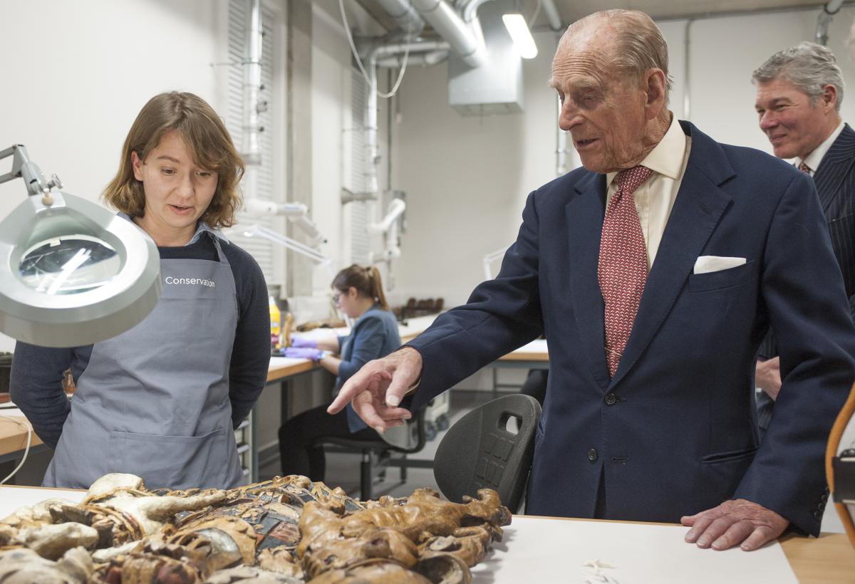 The Duke of Edinburgh opens the Prince Philip Maritime Collections Centre