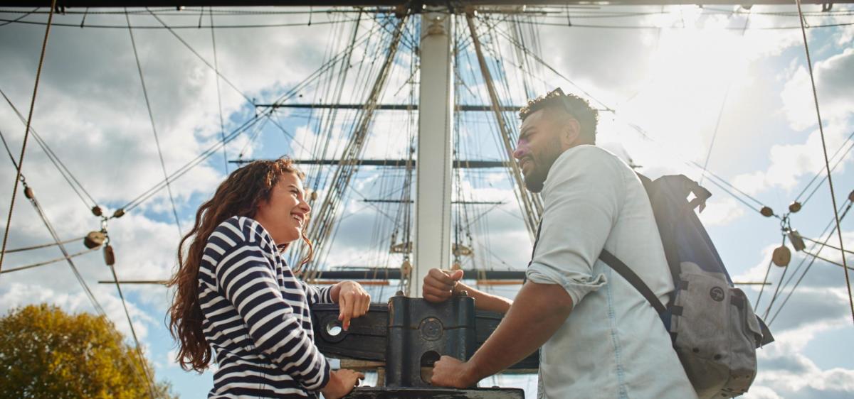 Cutty Sark couple