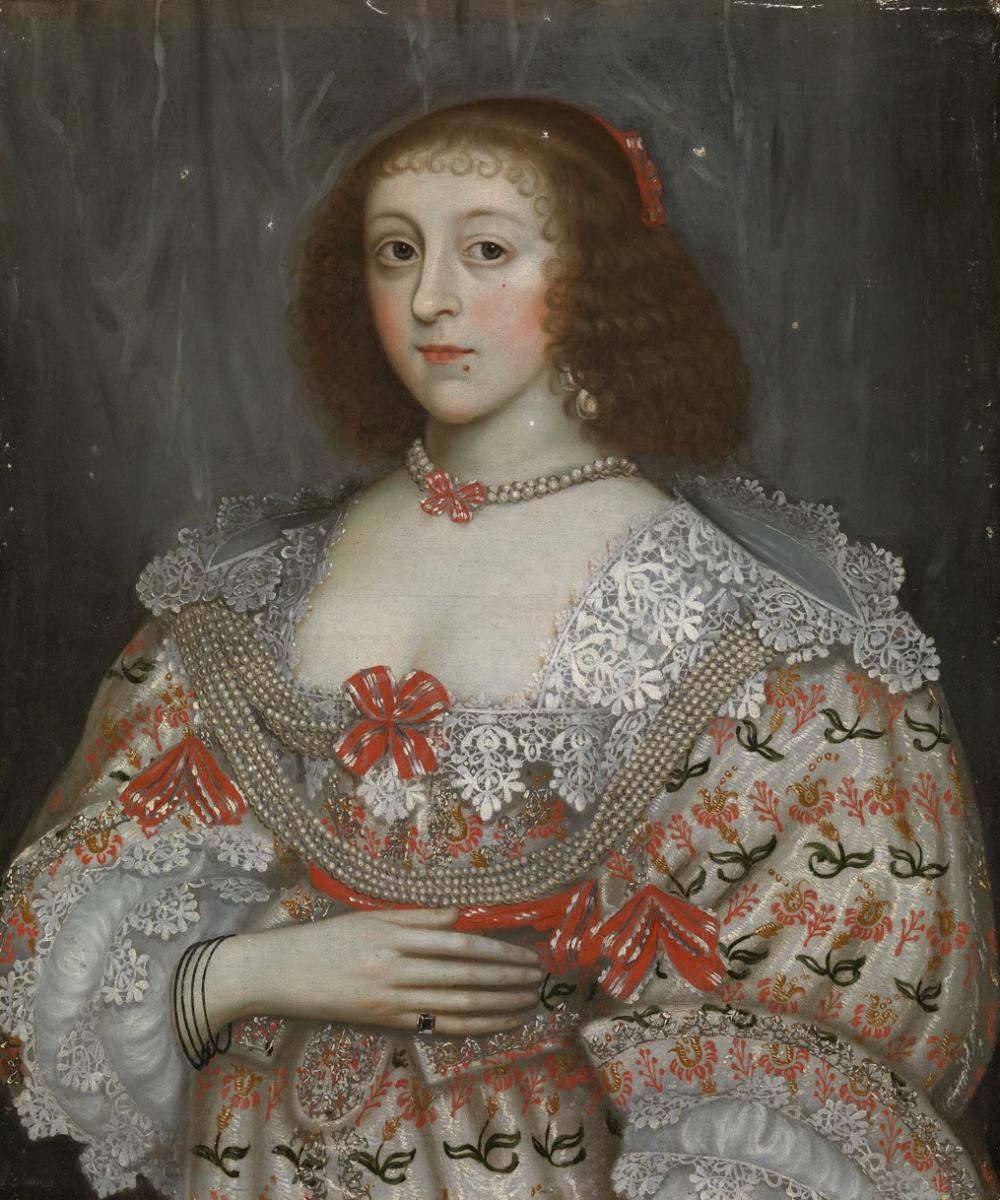A portrait of an unidentified young lady of the time of Charles I.